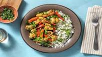 Chicken Tikka Masala with Peppers and Garlic Rice Chicken Tikka Masala with Peppers and Garlic Rice