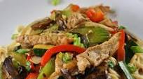 Stir-Fried Vegetables with Chicken or Pork Stir-Fried Vegetables with Chicken or Pork