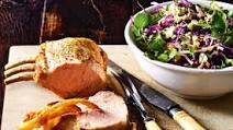 Roast pork with red cabbage & apple coleslaw Roast pork with red cabbage & apple coleslaw