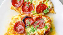 Cheesy Pizza Chicken Cheesy Pizza Chicken