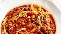 Chili with Spaghetti Chili with Spaghetti