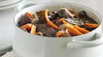 Beef with red wine & carrots Beef with red wine & carrots