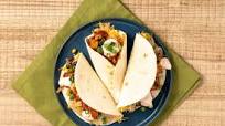 Chicken Thigh Enchilada Tacos with cheese Chicken Thigh Enchilada Tacos with cheese