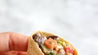 Mini Hummus Black Bean Burritos Mini Hummus Black Bean Burritos