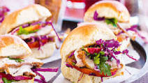 Pork sliders and apple coleslaw Pork sliders and apple coleslaw