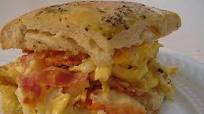 Focaccia breakfast sandwich Focaccia breakfast sandwich