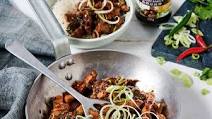 Stir-fried Pork with Black Bean Garlic Sauce By Ken Hom Stir-fried Pork with Black Bean Garlic Sauce By Ken Hom