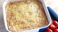 Egg Bake Breakfast Casserole (Vegetarian) Egg Bake Breakfast Casserole (Vegetarian)