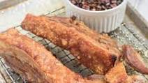 Oven-Fried Crispy Lechon Kawali Oven-Fried Crispy Lechon Kawali