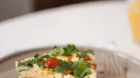 Baby Spinach Frittata with Sweet Potato Hash Crust Baby Spinach Frittata with Sweet Potato Hash Crust