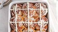 Hot Cross Cinnamon Rolls Hot Cross Cinnamon Rolls