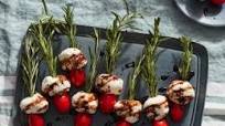 Caprese Skewers with Plum Balsamic Drizzle Caprese Skewers with Plum Balsamic Drizzle