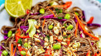 Soba Noodles with Vegetables and Peanut Dressing Soba Noodles with Vegetables and Peanut Dressing