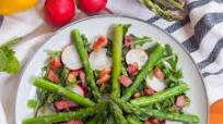Asparagus salad with lemon vinaigrette Asparagus salad with lemon vinaigrette