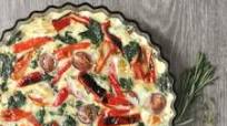 Crustless Egg White Quiche with Vegetables Crustless Egg White Quiche with Vegetables