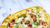 Spaghetti Squash Chicken Gratin Spaghetti Squash Chicken Gratin