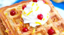 Eggnog Waffles Eggnog Waffles