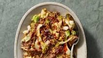 Beef Stir-Fry with Ginger, Leeks & Salt-and-Pepper Iceberg Lettuce Beef Stir-Fry with Ginger, Leeks & Salt-and-Pepper Iceberg Lettuce