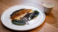 Grilled Mackerel, Cauliflower Hummus, Harissa Grilled Mackerel, Cauliflower Hummus, Harissa