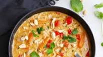 Vegetarian Curry Peanut Vermicelli Soup Vegetarian Curry Peanut Vermicelli Soup