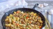 Healthy Skillet Breakfast Scramble (Gluten Free)