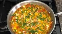 One-Pan Tomatoes, Peppers and Eggs (Fërgesë) One-Pan Tomatoes, Peppers and Eggs (Fërgesë)