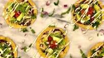 Chicken Tostadas with Chili Lime Sour Cream Chicken Tostadas with Chili Lime Sour Cream
