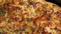 Focaccia With Cheese and Onion Topping Focaccia With Cheese and Onion Topping