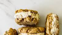 Tahini Oatmeal Ice Cream Sandwiches with Java Fudge Ice Cream Tahini Oatmeal Ice Cream Sandwiches with Java Fudge Ice Cream