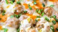 Baked Enchilada Meatballs Baked Enchilada Meatballs