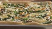 Mushroom and Asparagus Pizza Mushroom and Asparagus Pizza