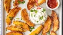 Crispy Parmesan Potato Wedges Crispy Parmesan Potato Wedges