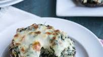 Spinach Artichoke Stuffed Portobello Mushrooms Spinach Artichoke Stuffed Portobello Mushrooms