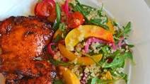 Spicy Chicken Thighs with Sweet & Tangy Honey Glaze Spicy Chicken Thighs with Sweet & Tangy Honey Glaze