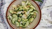 Cucumber and kholrabi salad Cucumber and kholrabi salad
