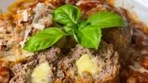 Stuffed Meatballs & Tomato Sauce Stuffed Meatballs & Tomato Sauce
