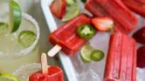 Strawberry Jalapeño Margarita Popsicles Strawberry Jalapeño Margarita Popsicles