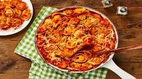 Tomato Tortelloni Bake with Crispy Parmesan Breadcrumbs Tomato Tortelloni Bake with Crispy Parmesan Breadcrumbs