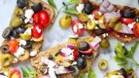 Mixed olive bruschetta Mixed olive bruschetta