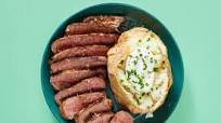 Smoky Pan-Roasted Steak with Classic Baked Potato Smoky Pan-Roasted Steak with Classic Baked Potato