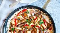 Vegan Mushroom Pasta in Vegan Mushroom Pasta in