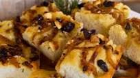 Potato Focaccia With Caramelized Onions, Olives & Rosemary Potato Focaccia With Caramelized Onions, Olives & Rosemary