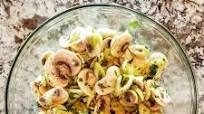 Celery mushroom salad Celery mushroom salad