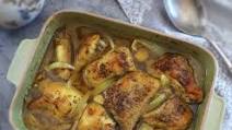 Baked chicken with lemon and spices Baked chicken with lemon and spices