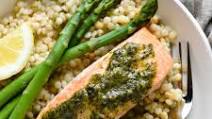 Baked Pesto Salmon Baked Pesto Salmon