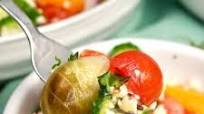 Greek Style Cauliflower Rice Salad Greek Style Cauliflower Rice Salad