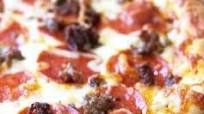 Deep Dish Three Meat Pizza Deep Dish Three Meat Pizza