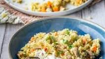 One Pot Leftover Turkey Pilaf with Pine Nuts One Pot Leftover Turkey Pilaf with Pine Nuts