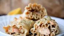 Salmon Parmesan Lasagna Roll-Ups Salmon Parmesan Lasagna Roll-Ups