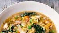 Tom Kerridge’s chicken and barley soup Tom Kerridge’s chicken and barley soup